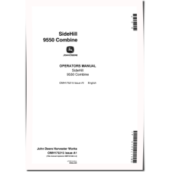 SideHill 9550 Combines (SN: up to 695700) Operators Manual (OMH175215)