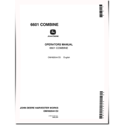 6601 Pull-type Combines (SN: up to 002700) (North America) Operators Manual (OMH82644)