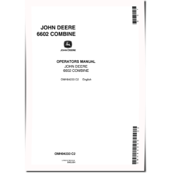 6602 Combines (SN: 001001 - 001500) (North America) Operators Manual (OMH84233)