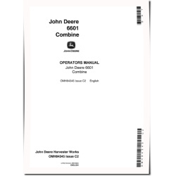 6601 Pull-type Combines (SN: 003501 - 162500) (North America) Operators Manual (OMH84345)