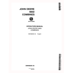 6602 Combines (SN: 163501 - 212800) (North America) Operators Manual (OMH88385)