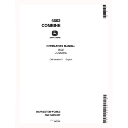 6602 Combines (SN: 311001 - 353600) (North America) Operators Manual (OMH98960)