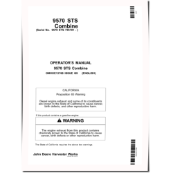 9570 STS Combines (SN: 735101 - 740100) Operators Manual (OMHXE13768)