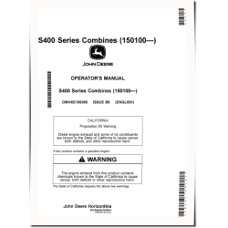 S430 and S440 Combines with Onscreen Help (SN: from 150100) Operators Manual (OMHXE189365)
