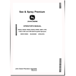 See & Spray Premium System for Self-Propelled Sprayers (North America) Operators Manual (OMKK105684)