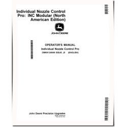 Individual Nozzle Control Pro Systems (North America) Operators Manual (OMKK124049)