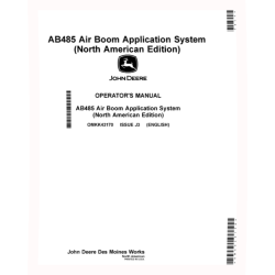 AB485 Air Boom Application System (MY2018) (North America) Operators Manual (OMKK43170)