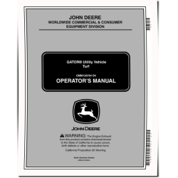 Turf Gator Utility Vehicles (SN: from 010001) (North America) Operators Manual (OMM126764)