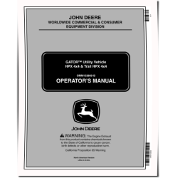 HPX 4x4 Gas Gator Utility Vehicles (SN: 040001 - 060000) (North America) Operators Manual (OMM153809)