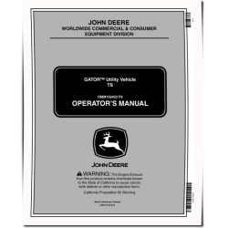 TS 4x2 Gator Utility Vehicles (SN: 050001 - 070000) (North America) Operators Manual (OMM159423)