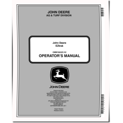EZTrak Z425 and Z645 (SN: 130001-150000) Zero-Turn Mowers (Export Edition) Operators Manual (OMM166325)