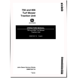 756 and 856 Compact Utility Tractors (SN: up to 475000, North America) Operators Manual (OMM72247)