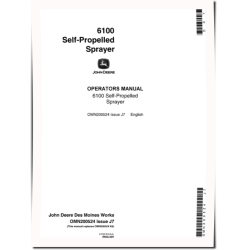 6100 Self-Propelled Sprayers (North America) Operators Manual (OMN200524)