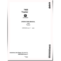 7405 Tractors (North America) Operators Manual (OMP65208)