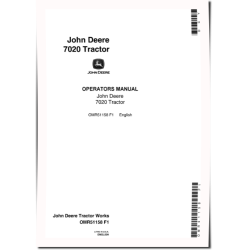 7020 4WD Articulated Tractors (SN: 001000 - 002699, North America) Operators Manual (OMR51158)