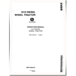 1010 Diesel Wheel Tractors (SN: up to 031000) (North America) Operators Manual (OMT15505)