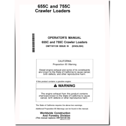 655C and 755C Crawler Loaders Operators Manual (OMT181139)