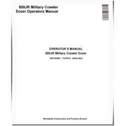 850JR Military Crawler Dozers Operators Manual (OMT242091)