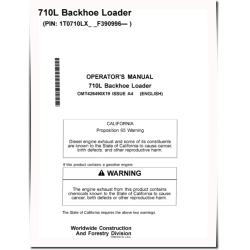 710L (SN from F390996) Backhoe Loaders Operators Manual (OMT426490X19)