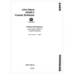 450C (JD450-C) Crawler Dozers Operators Manual (OMT71338)