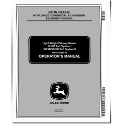 3215B, 3235B (SN:030001-) and 3225B (SN:020001-) Lightweight Fairway Mowers (Export) Operators Manual (OMTCU16382)