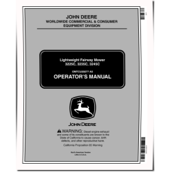 3225C, 3235C and 3245C Lightweight Fairway Mowers (SN:010001-030000) (North America) Operators Manual (OMTCU20277)