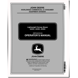 3225C, 3235C and 3245C Lightweight Fairway Mowers (SN: from 030001) (North America) Operators Manual (OMTCU22129)