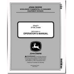 ZTrak Z710A and Z720A (SN: 020001-030000) Zero-Turn Mowers (North America) Operators Manual (OMTCU29404)