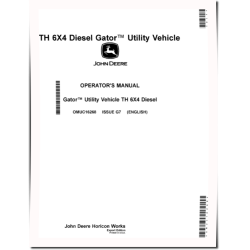 TH 6x4 Diesel Gator Utility Vehicles (SN: 130001 - 140000) (Export Edition) Operators Manual (OMUC16268)