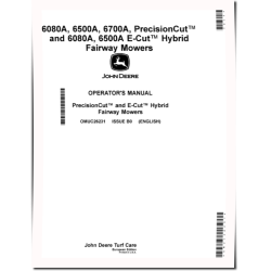 PrecisionCut 6080A,6500A,6700A(SN:020001-030000); 6080A,6500A E-Cut Hybrid Fairway Mowers (EU) Operators Manual (OMUC26231)