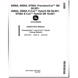 PrecisionCut 6080A,6500A,6700A(SN:060001-080000); 6080A,6500A,6700A ECut Hybrid Fairway Mower, Exp, Operator Manual (OMUC34577)