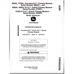PrecisionCut 6500A,6700A(SN:080001-090000); 6080A,6500A,6700A E-Cut Hybrid Fairway Mowers, N.A, Operators Manual (OMUC44271E)