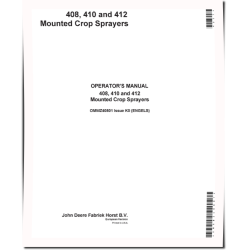 408, 410 and 412 Mounted Sprayers (Europe) Operators Manual (OMWZ40801)