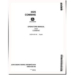 4425 Combines (SN: up to 048200) (North America) Operators Manual (OMZ91699)