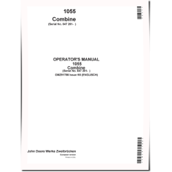 1055 Combines (SN: from 047201) (Europe) Operators Manual (OMZ91786)