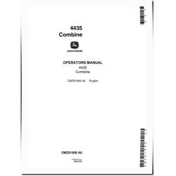4435 Combines (Europe) Operators Manual (OMZ91908)