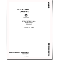 4435 Hydro Combines (North America) Operators Manual (OMZ92026)