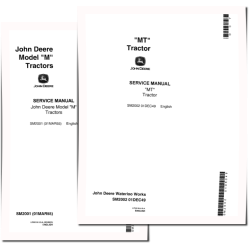 M and MT Tractors set of Service Manuals (SM2002)