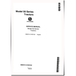 50 (SN: 500000-), 520 (SN: 520000-) and 530 (SN: 530000-) Tractors Service Manual (SM2010)