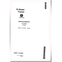 70 (SN: 700001-) Diesel Tractors Service Manual (SM2017)