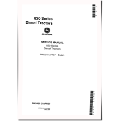 80, 820 and 830 Diesel Tractors Service Manual (SM2021)