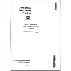 2010 Row-Crop Utility Tractors and Hi-Crop Utility Tractors Service Manual (SM2035)