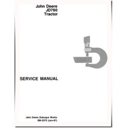 JD760 Tractors Service Manual (SM2075)
