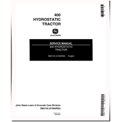 400 Hydrostatic Lawn Tractors Service Manual (SM2103)