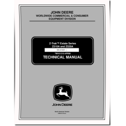 Z-Trak Z510A and Z520A Zero-Turn Mowers Estate Series Technical Manual (TM101219)