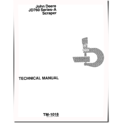 760A Elevating Scrapers Technical Manual (TM1018)