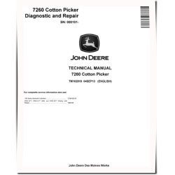 7260 (SN: 000101-) Cotton Pickers Technical Manual (TM102019)