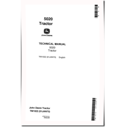 5020 Row-Crop Tractors Technical Manual (TM1022)