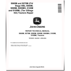 5065M, 5075M (iT4/S3B) and 5085M, 5095M, 5095MH, 5105M, 5105ML (T3/S3A) Tractors Repair Manual (TM102619)