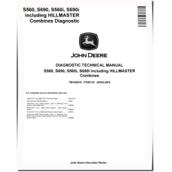 S560, S560i, S690 and S690i Combines Diagnostic Manual (TM102819)